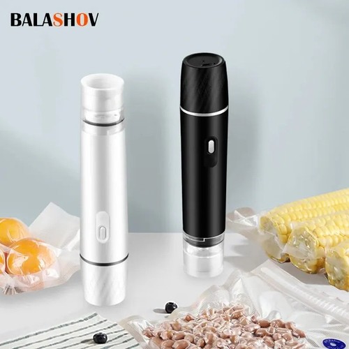 Mini handheld vacuum - vacuum, sealer